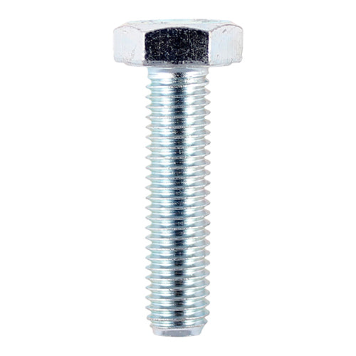 TIMCO Set Screws DIN933 Grade 8.8 Silver - M10 x 60 (100pcs)