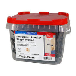 TIMCO Annular Ringshank Nails Sherardised - 65 x 3.35 (2.5kg)