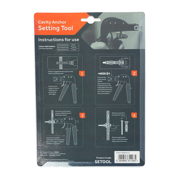 TIMCO Cavity Anchors Setting Tool