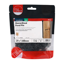 TIMCO Panel Pins Sherardised - 25 x 1.60 (0.5kg)