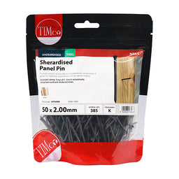 TIMCO Panel Pins Sherardised - 50 x 2.00 (0.5kg)