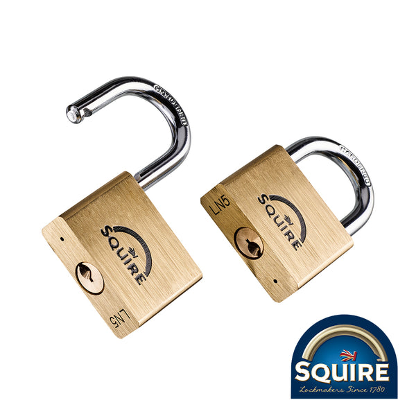 TIMCO Premium Brass Lion Padlock - Keyed Alike - 50mm (2pcs)