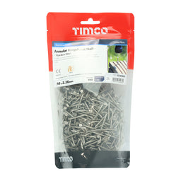 TIMCO Annular Ringshank Nails A2 Stainless Steel - 30 x 2.36 (1kg)