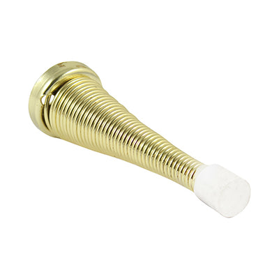 TIMCO Spring Door Stops Electro Brass - 78 x 24 (2pcs)