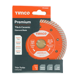 TIMCO Premium Tile & Ceramic Blade - 115 x 22.2