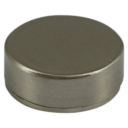 TIMCO Threaded Screw Caps Solid Brass Satin Nickel - 14mm (4pcs)