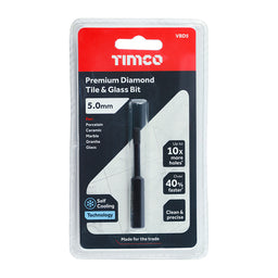 TIMCO Premium Diamond Tile & Glass Bit - 5.0mm