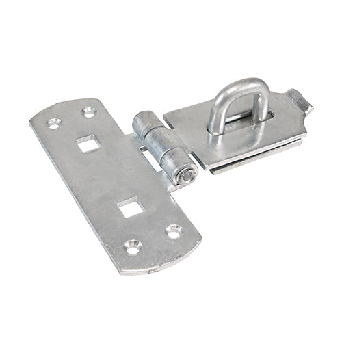 TIMCO Heavy Duty Vertical Pattern Hasp & Staple Bolt On Hot Dipped Galvanised - 6