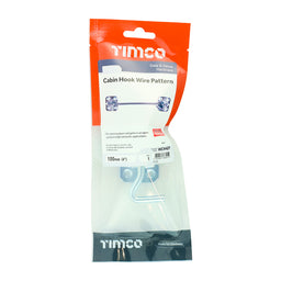 TIMCO Cabin Hooks Wire Pattern Zinc - 4"