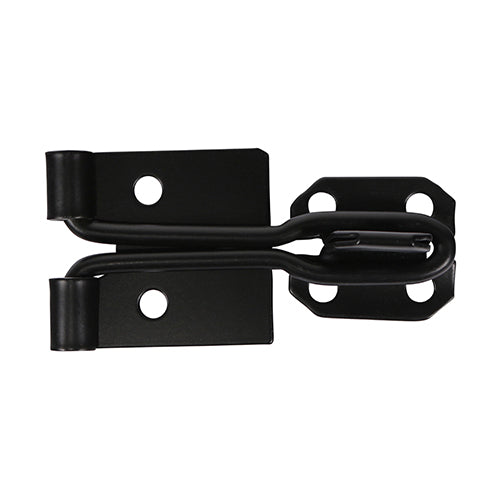 TIMCO Hasp & Staple Wire Pattern Black - 4