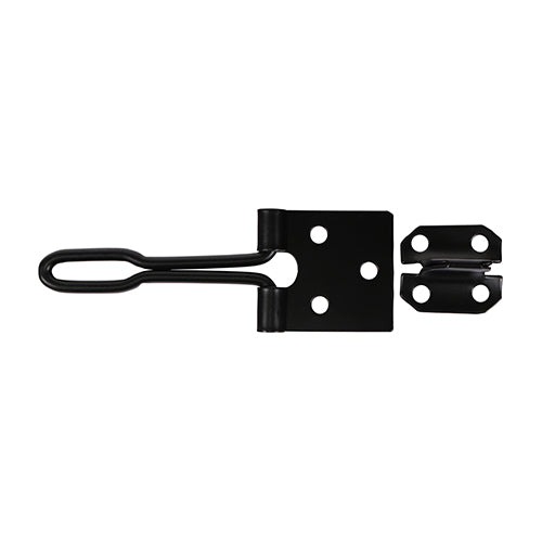 TIMCO Hasp & Staple Wire Pattern Black - 4