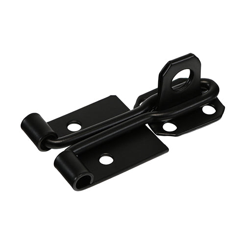 TIMCO Hasp & Staple Wire Pattern Black - 4