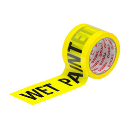 TIMCO Hazard warning caution yellow black wet paint tape