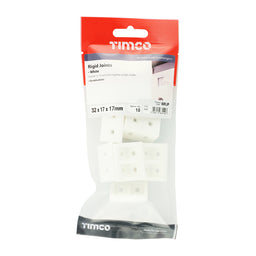 TIMCO Rigid Joints White - 32 x 17 x 17 (10pcs)