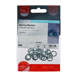 TIMCO Spring Washers DIM7980 Silver - M8 (20pcs)