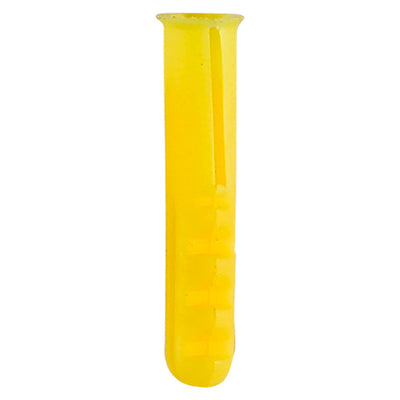 TIMCO Yellow Plastic Plugs - 25mm (50pcs)